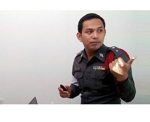 จัดอบรมหัวข้อ ความปลอดภัยในการขับรถ และกฎจราจร