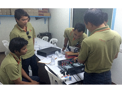 จัดอบรมพนักงานช่างไฟ